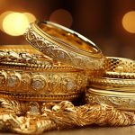 Shiny gold jewellery.